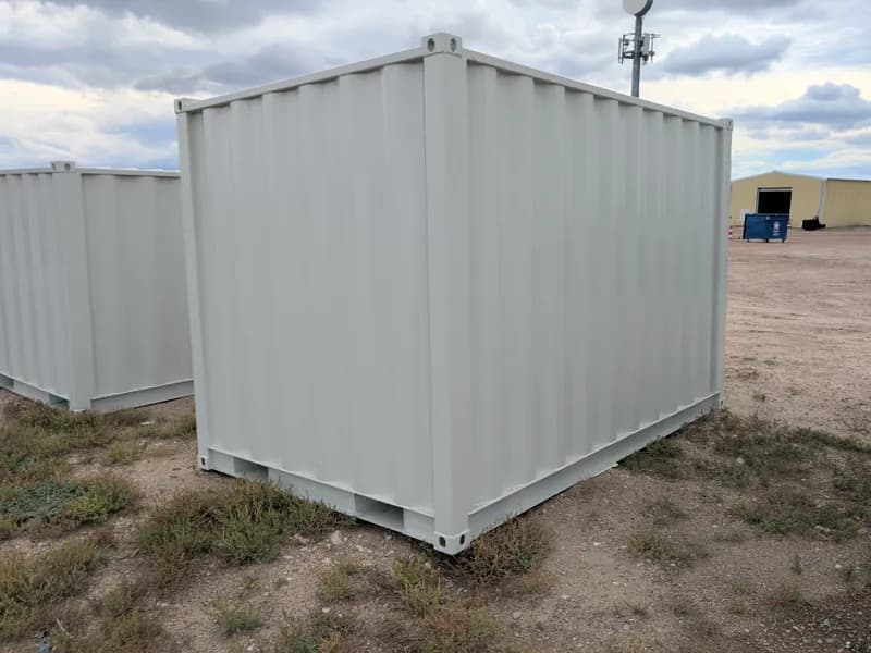 10ft Shipping Container, interior view