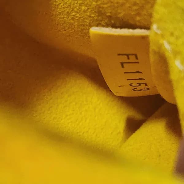 Louis Vuitton Alma Yellow Epi Leather Handbag, view 10