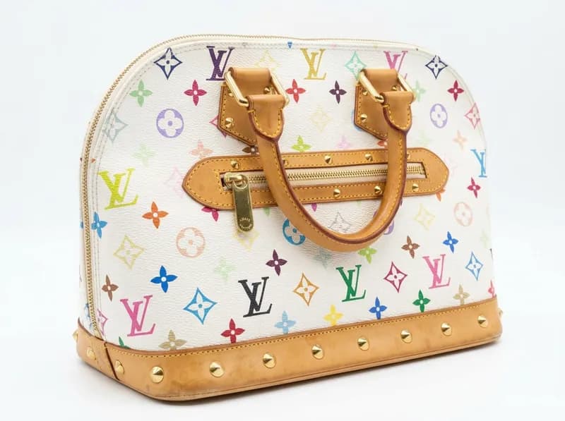 Louis Vuitton Multicolore Alma Handbag White, primary view
