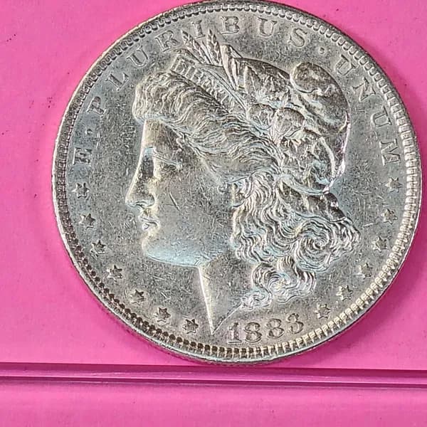1883 Morgan Silver Dollar, primary view