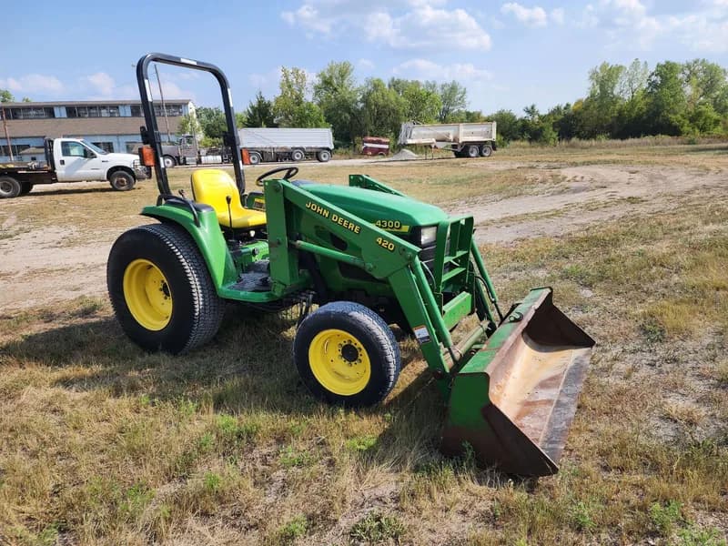 John Deere 4300 Compact Utility Tractor w/ Loader, detail view