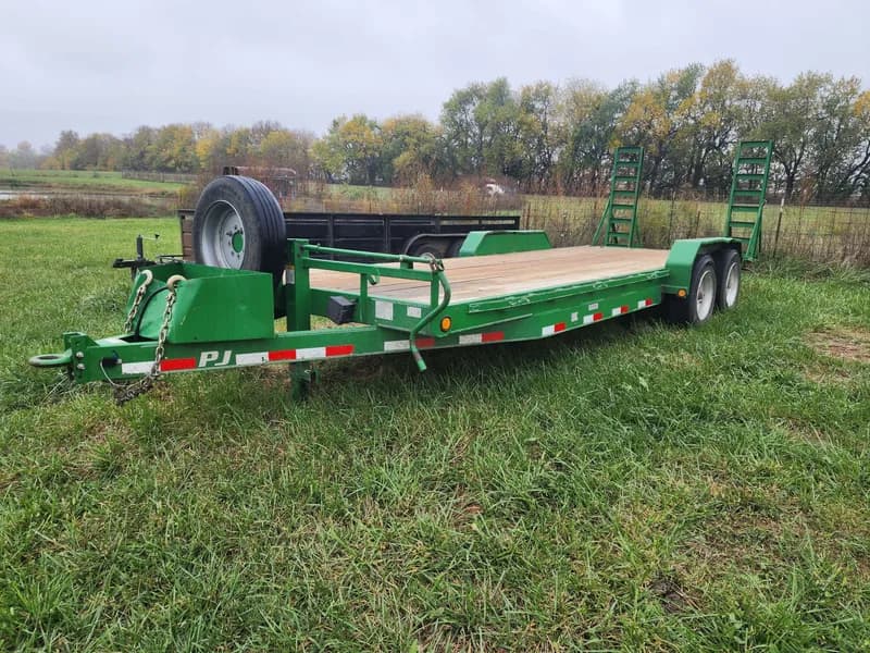 PJ Dual Axle Equipment Trailer w/ Ramps, primary view