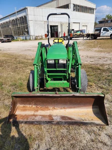 John Deere 4300 Compact Utility Tractor w/ Loader, side view