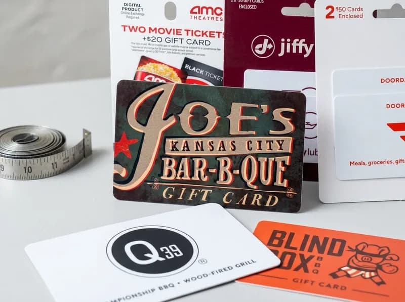 Kansas City Gift Card Auction – Joe’s KC BBQ, Q39, Blind Box BBQ, DoorDash, AMC & Jiffy Lube auction cover image