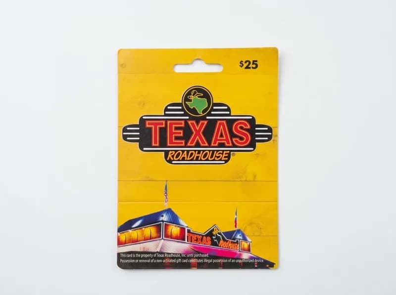 $25 Texas Roadhouse Gift Card, primary view