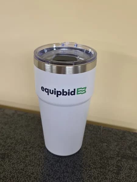 Equipbid Style Insulated Tumbler with Lid - Yeti Style, side view