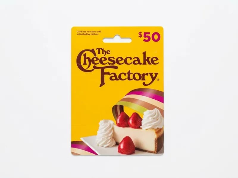 The Cheesecake Factory $50 Gift Card, primary view