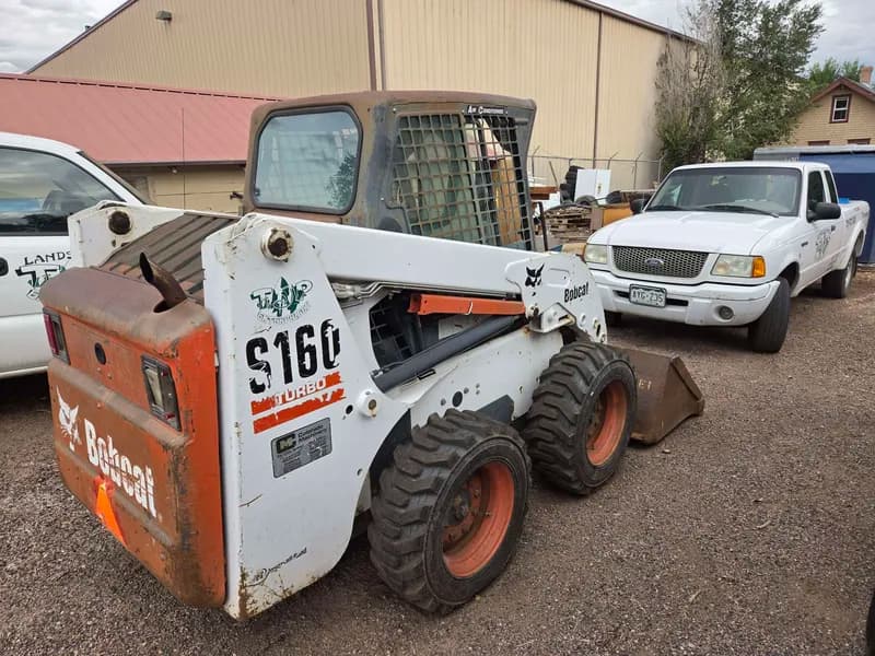 Bobcat S160 Skid-Steer Loader – Kubota Diesel – 3,450 Hours – Starts and Runs, interior view