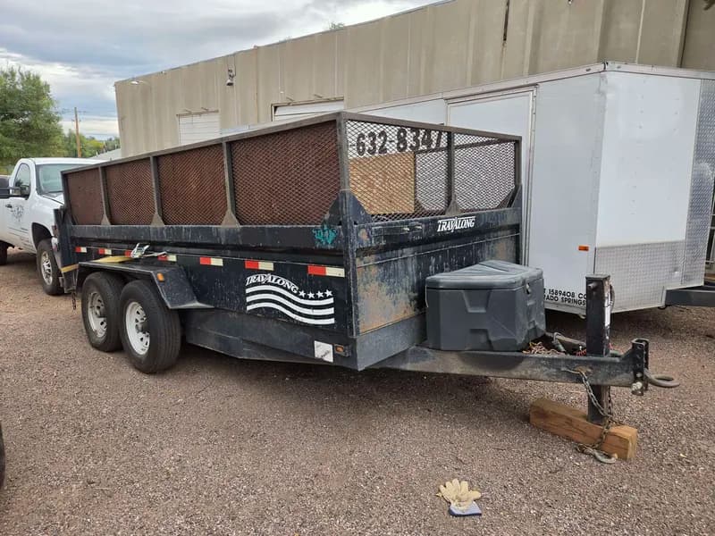 2007 Trav-A-Long Tandem-Axle Dump Trailer – 15,555 lb GVWR – Clean Title, primary view