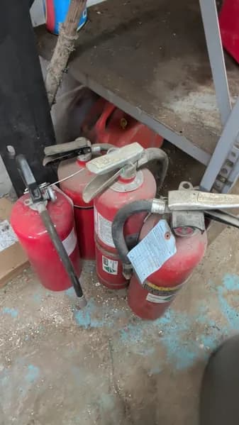 Portable Fire Extinguisher Set 3 Units, primary view