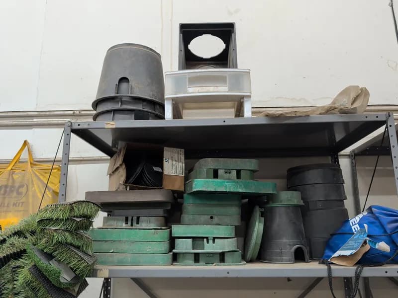 Shelf and all contents included, interior view