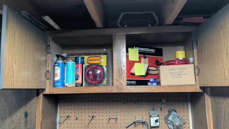 Large Lot of Automotive Fluids, Oils & Maintenance Products, detail view