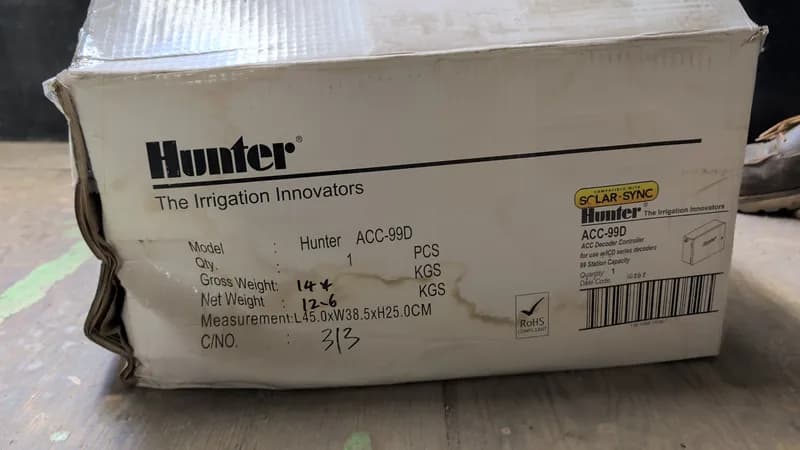 Hunter ACC-99D Irrigation Controller 99 Station, primary view