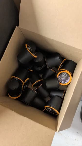 Litopak LP-CPC-16OZ-210C Compostable Coffee Cups Bulk Lot, detail view