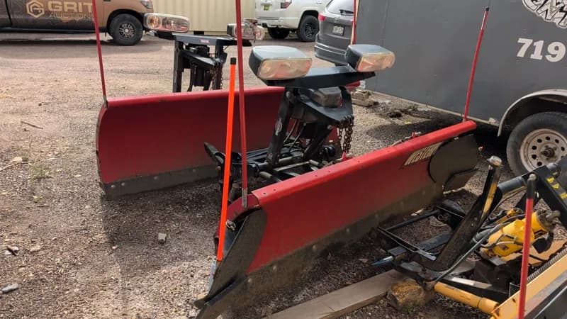 Western Contractor Grade Snow Plow, close-up view