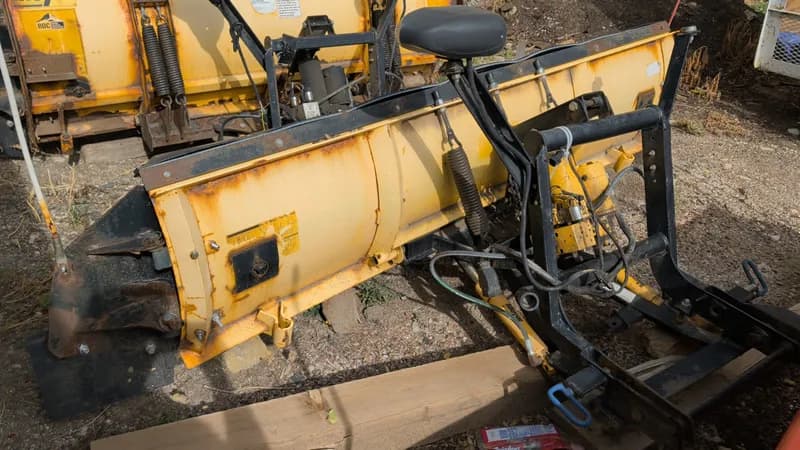 Meyer Diamond Ez-Mount Plus Snow Plow Attachment, detail view