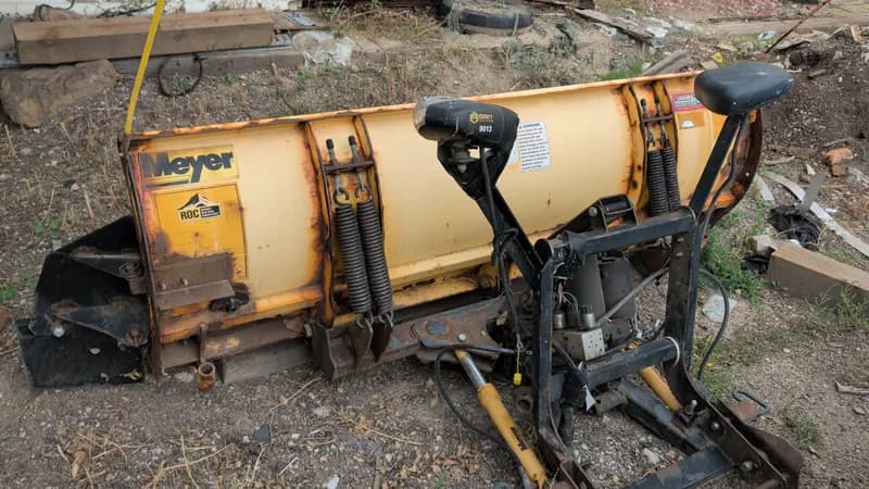 Meyer Snow Plow with Salt Spreader, primary view