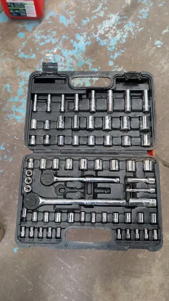 Pittsburgh Socket Set w/ Ratchets & Extensions 64pc, primary view