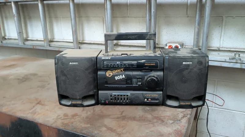 Sony CFS-1055 Boombox Stereo Cassette w/ Mega Bass, primary view