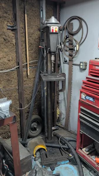 Sears Craftsman Pedestal Drill Press, side view