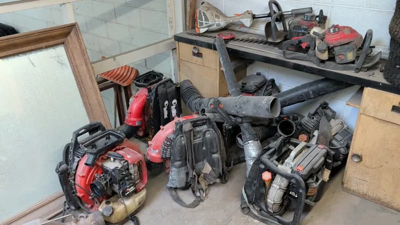 Lot of Gas-Powered Outdoor Equipment & Small Engines, primary view