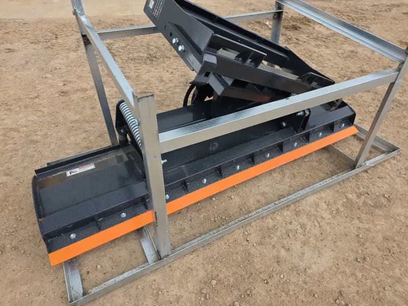 Wolverine DB-15-84W Heavy Duty Skid Steer Dozer Blade, rear view