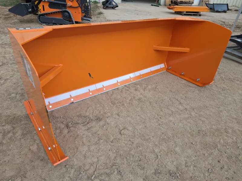 Wolverine SP-15-84W Skid Steer Snow Pusher, rear view