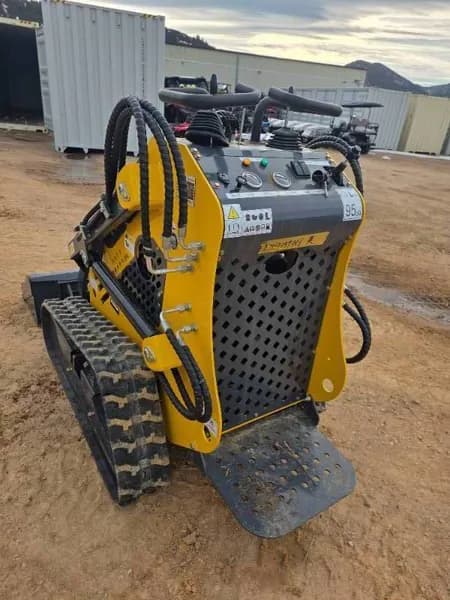 Unused SDLL60 Mini Skid Steer Loader, rear view