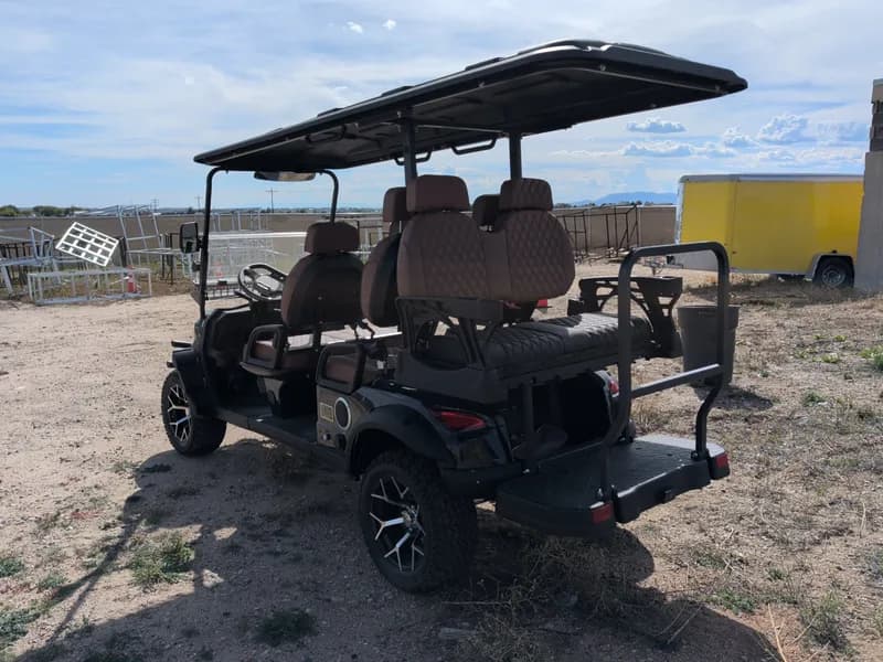 Unused Captok Electric Off-Road Golf Cart 6-Person GC42S 60V Assembled (Black) *Needs Work*, view 8