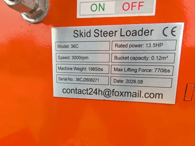 Future Skid Steer Loader w/ Bucket Model: 36C, view 7