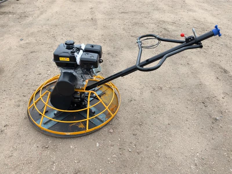 Gas-Powered Concrete Power Trowel Finishing Machine FT90B, side view